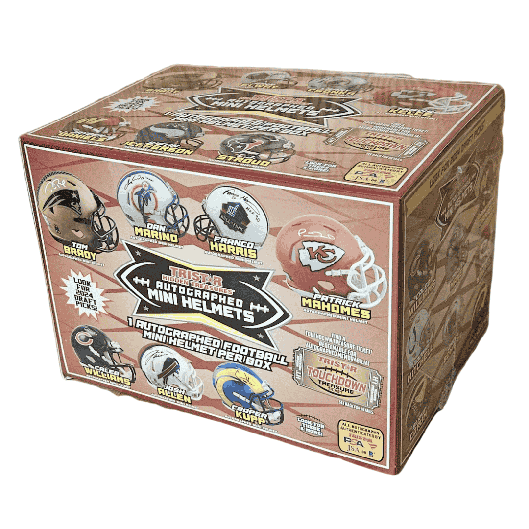 2024 Tristar Hidden Treasures Football Mini Helmet Season Edition Box