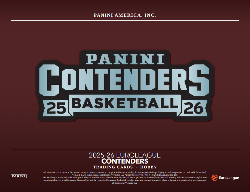2025-26 Panini Contenders EuroLeague Basketball Hobby Pack