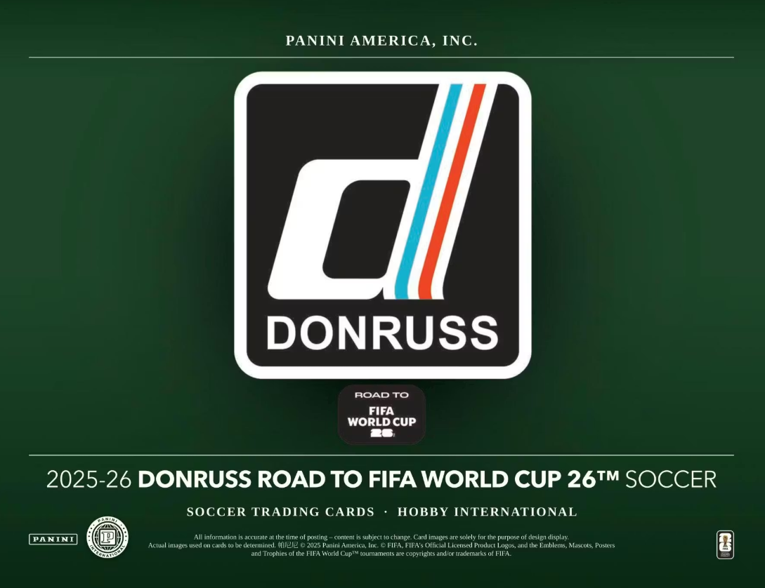 2025-26 Panini Donruss Road to FIFA World Cup Soccer Hobby International Box