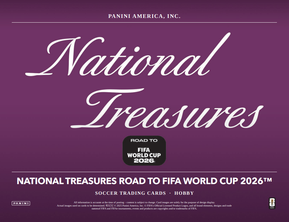 2025-26 Panini National Treasures FIFA Road to World Cup Soccer Hobby Box