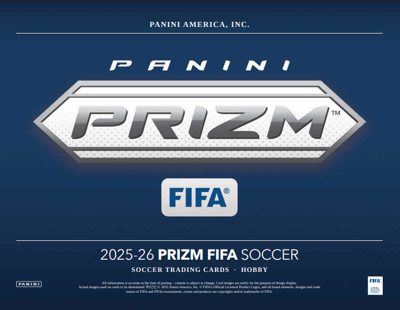 2025-26 Panini Prizm FIFA Soccer Hobby 12-Box Case