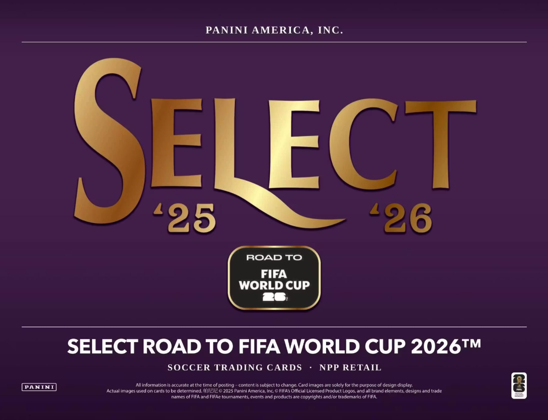 2025-26 Panini Select Road to FIFA World Cup Soccer Mega Box