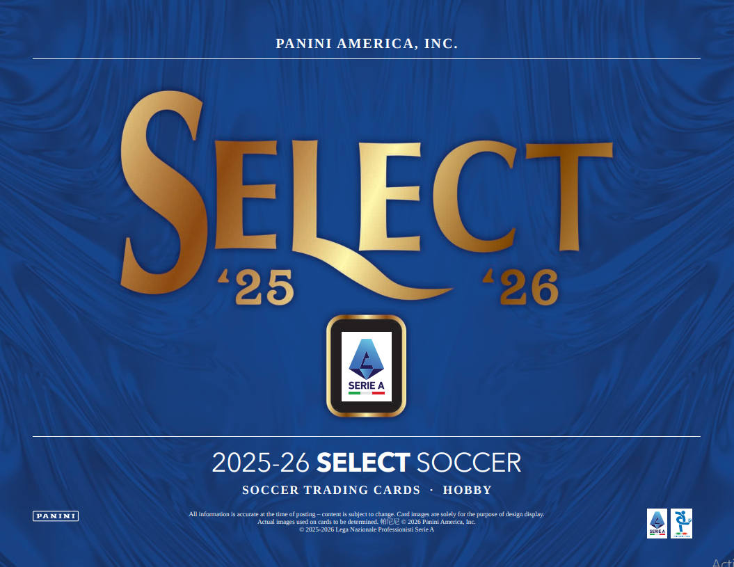 2025-26 Panini Select Serie A Soccer Hobby Box