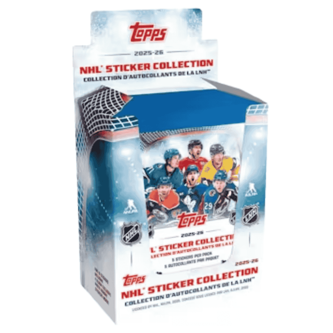 2025-26 Topps NHL Hockey Sticker Collection 50-Pack Box