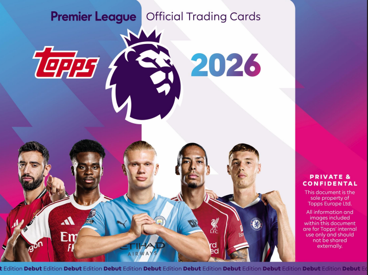 2025-26 Topps Premier League EPL Soccer Hobby Pack