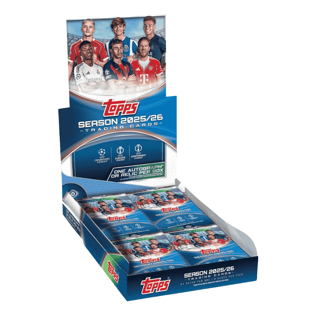 2025-26 Topps UEFA Club Competitions Soccer Hobby BREAKER Box