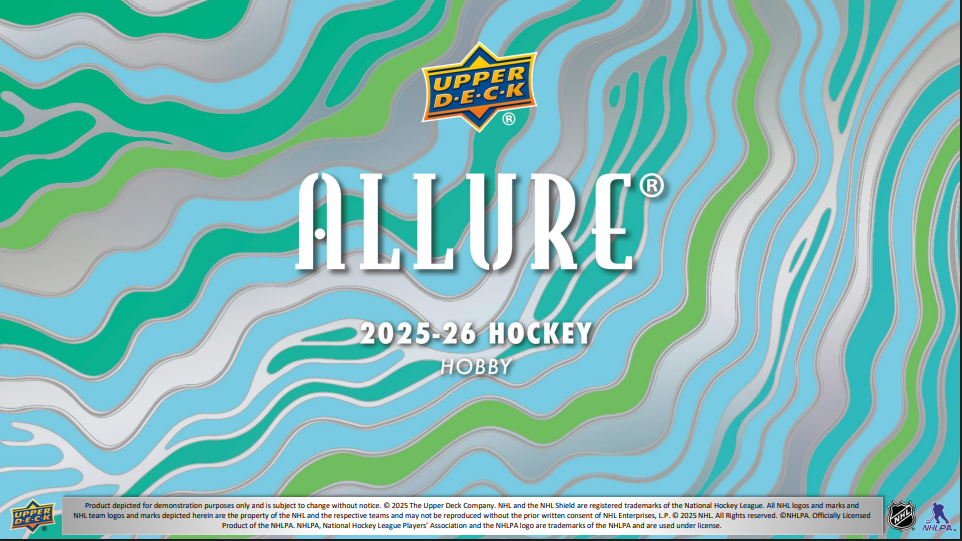 2025-26 Upper Deck Allure Hockey Hobby 9-Box Case