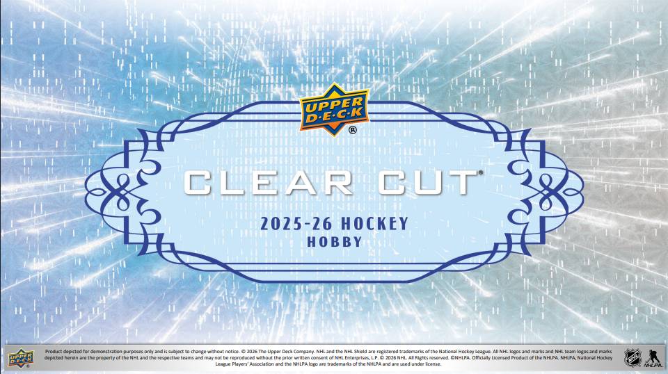  2025-26 Upper Deck Clear Cut Hockey Hobby 30-Box Case