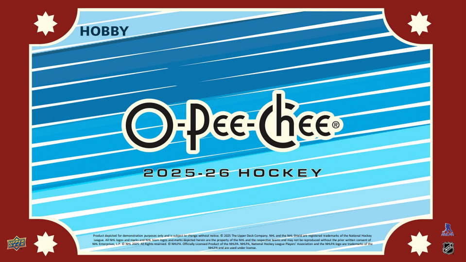 2025-26 Upper Deck O-Pee-Chee Hockey Hobby Box