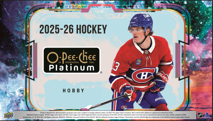 2025-26 Upper Deck O-Pee-Chee Platinum Hockey Hobby 8-Box Case