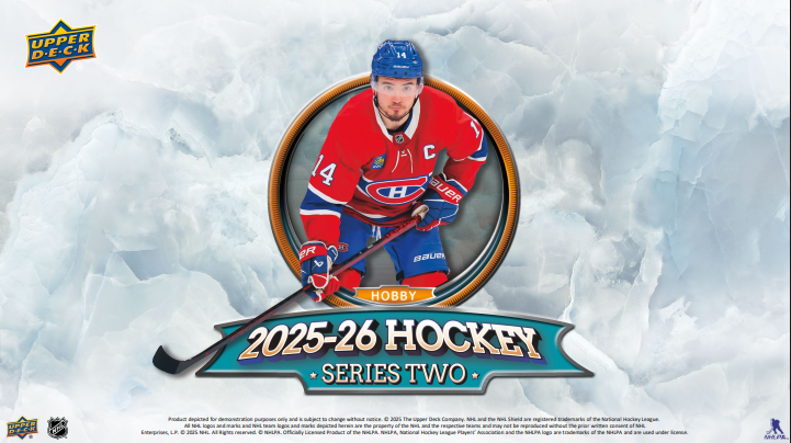 2025-26 Upper Deck Series 2 Hockey Hobby 12-Box Case