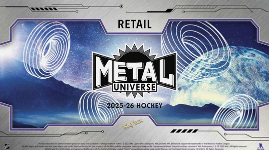 2025-26 Upper Deck Skybox Metal Universe Hockey Blaster 20-Box Case