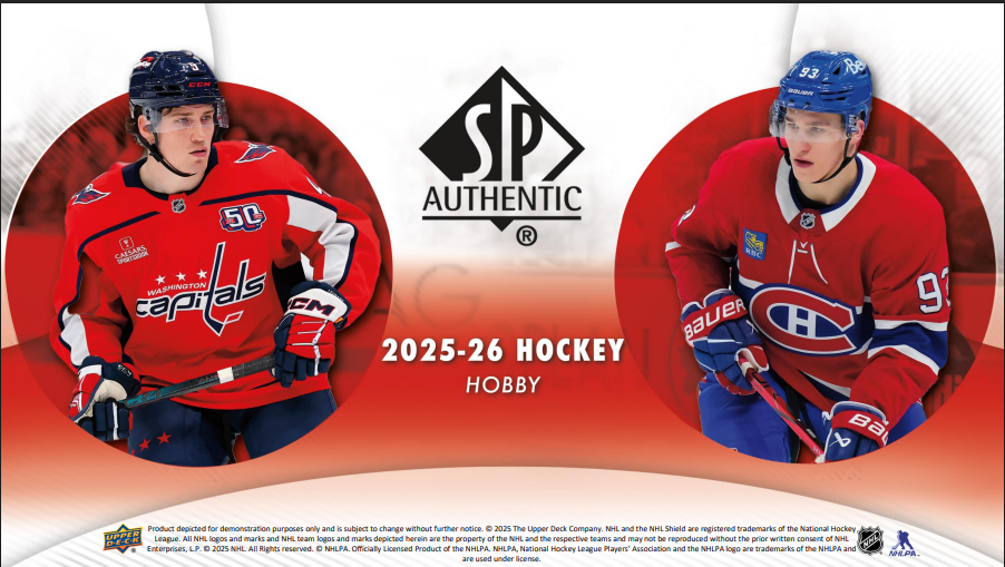  2025-26 Upper Deck SP Authentic Hockey Hobby Pack