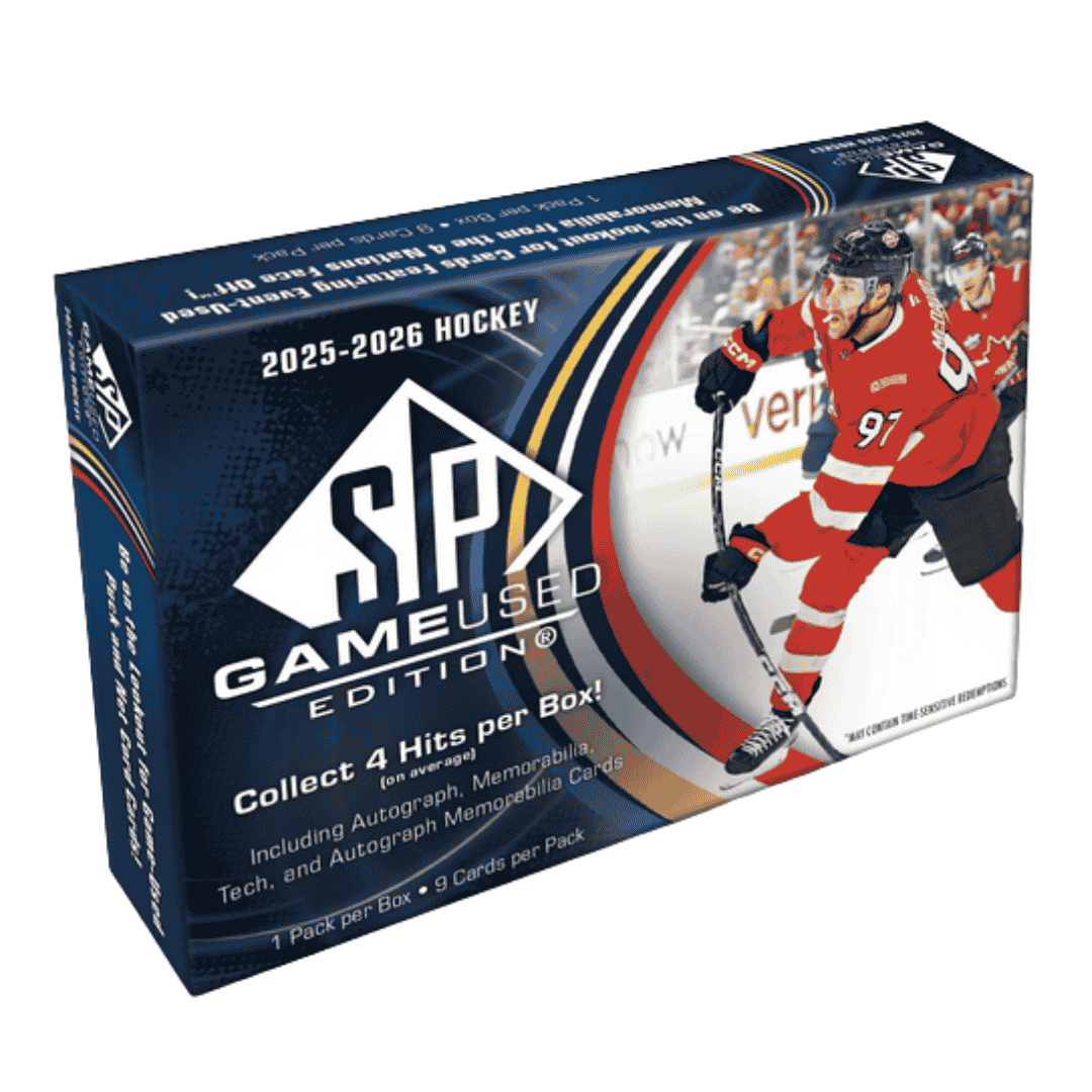 2025-26 Upper Deck SP Game Used Hockey Hobby Box