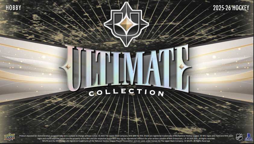  2025-26 Upper Deck Ultimate Collection Hockey Hobby 16-Box Case
