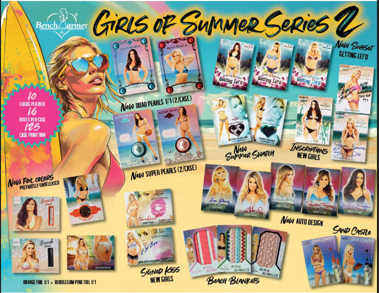 2025 Benchwarmer Girls of Summer Series 2 8-Box Case