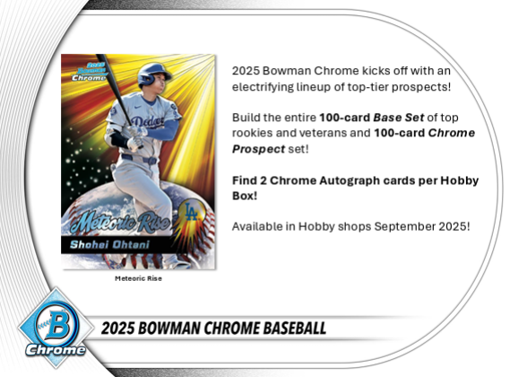  2025 Bowman Chrome Baseball Hobby Box