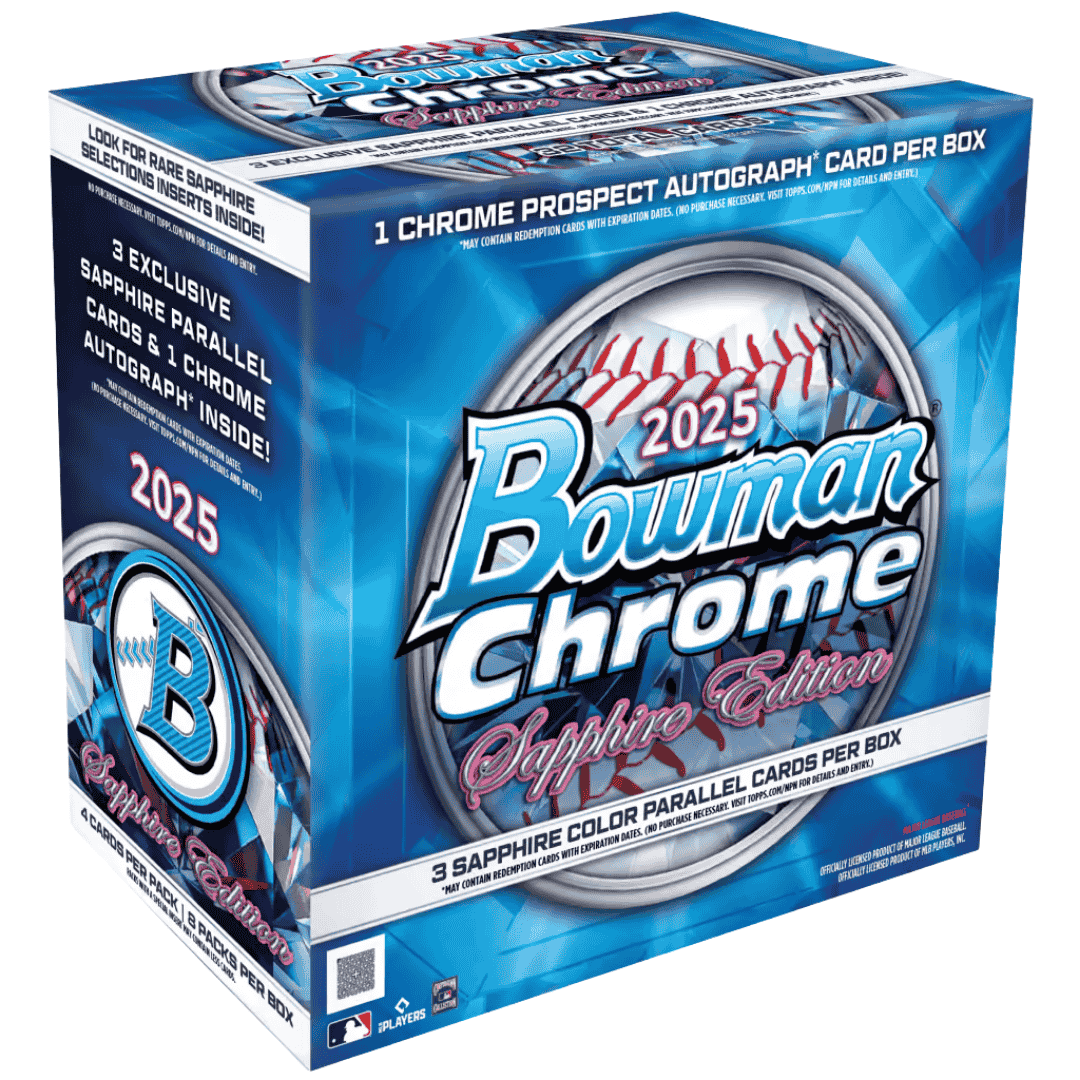 2025 Bowman Chrome Baseball Sapphire Edition Box