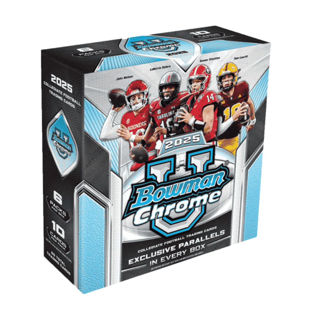 2025 Bowman Chrome University Football Mega Box