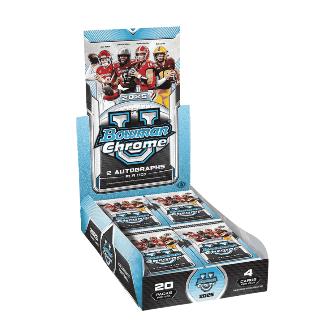 2025 Bowman University Chrome Football Hobby Box