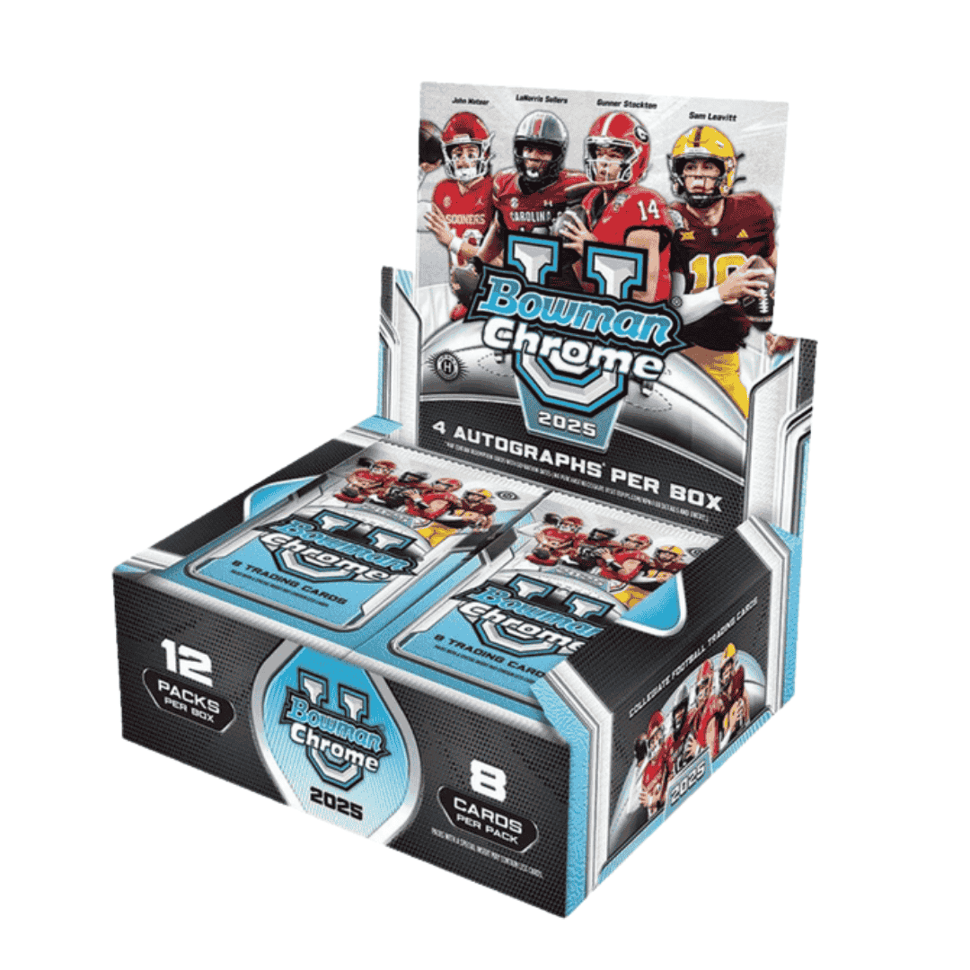  2025 Bowman University Chrome Football Jumbo Box