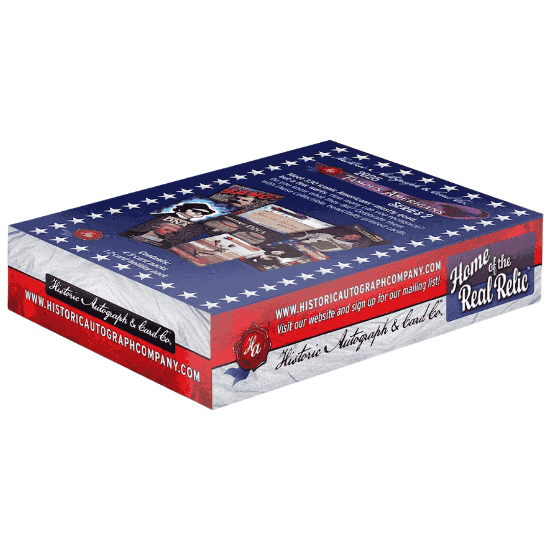 2025 Historic Autographs Famous Americans Series 2 Hobby Box