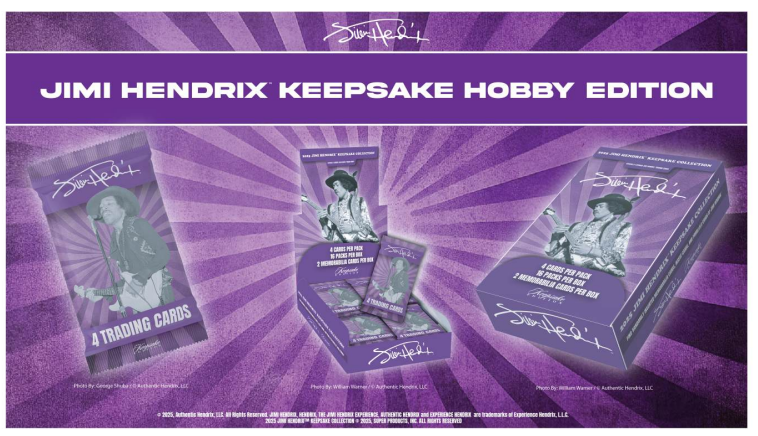 2025 Keepsake Jimi Hendrix Collection Premiere Edition Hobby Box