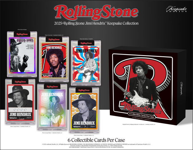 2025 Keepsake Rolling Stone Jimi Hendrix Collection Box