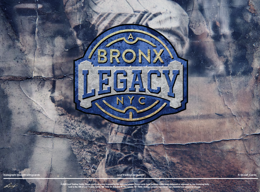 2025 Leaf A Bronx Legacy Baseball Hobby Box