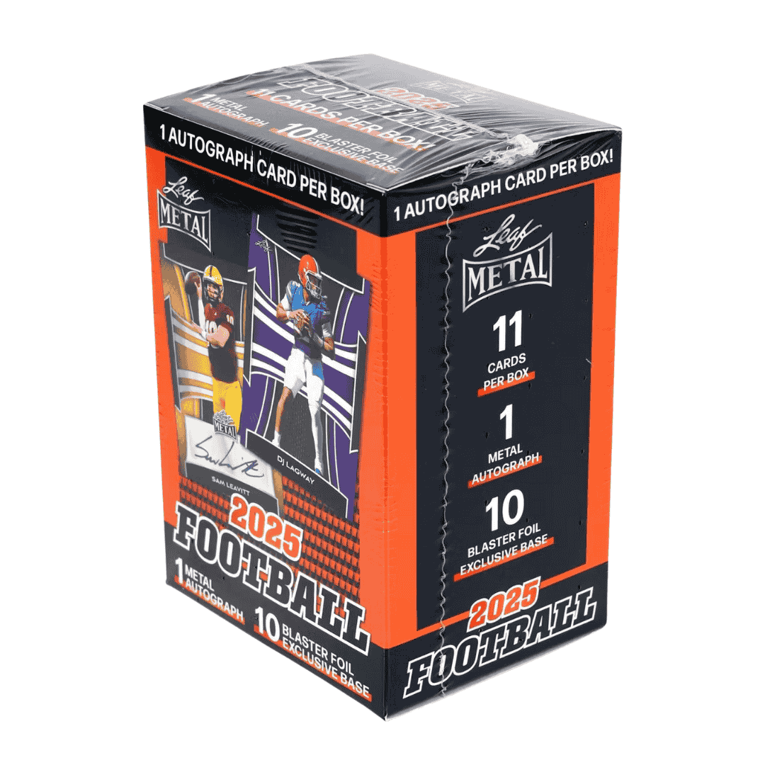 2025 Leaf Metal Football Blaster Box