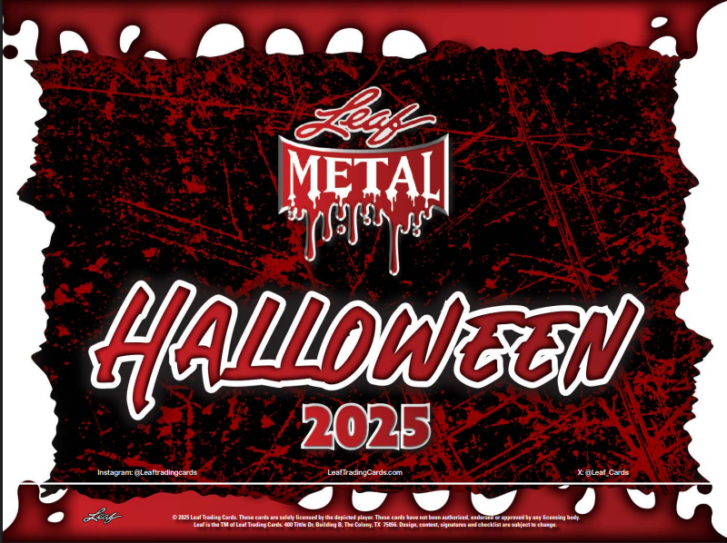 2025 Leaf Metal Halloween 10-Box Case