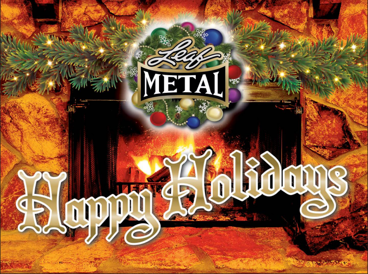 2025 Leaf Metal Happy Holidays 10-Box Case