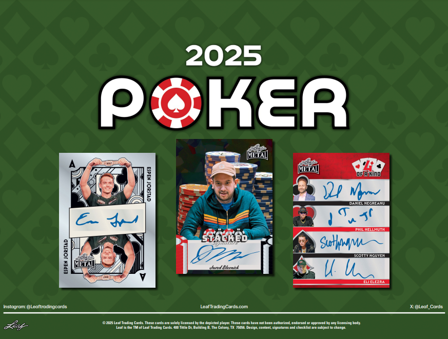 2025 Leaf Metal Poker 10-Box Case