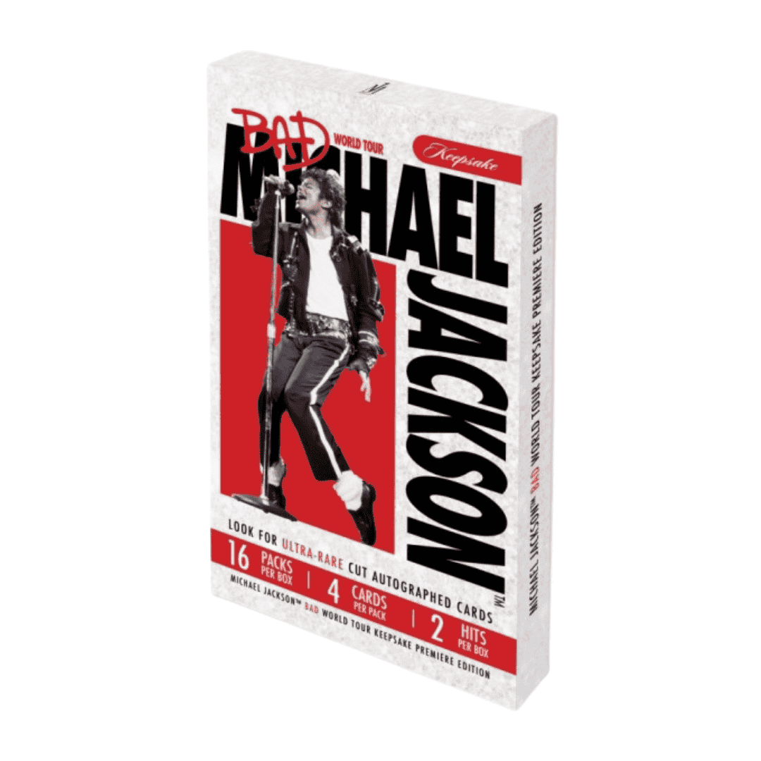 2025 Michael Jackson Bad World Tour Keepsake Premiere Edition Hobby Box
