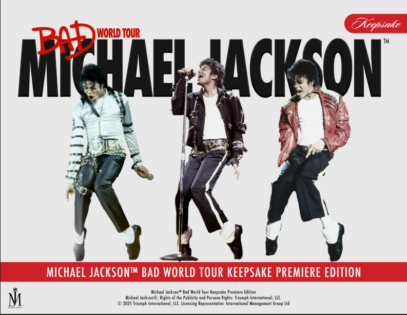 2025 Keepsake Michael Jackson Bad World Tour Collection Hobby Pack