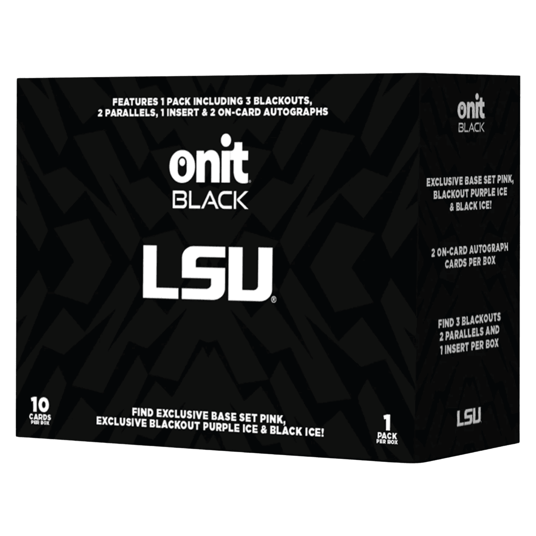  2025 Onit Athlete Black Louisiana State University Football Premium Edition Box
