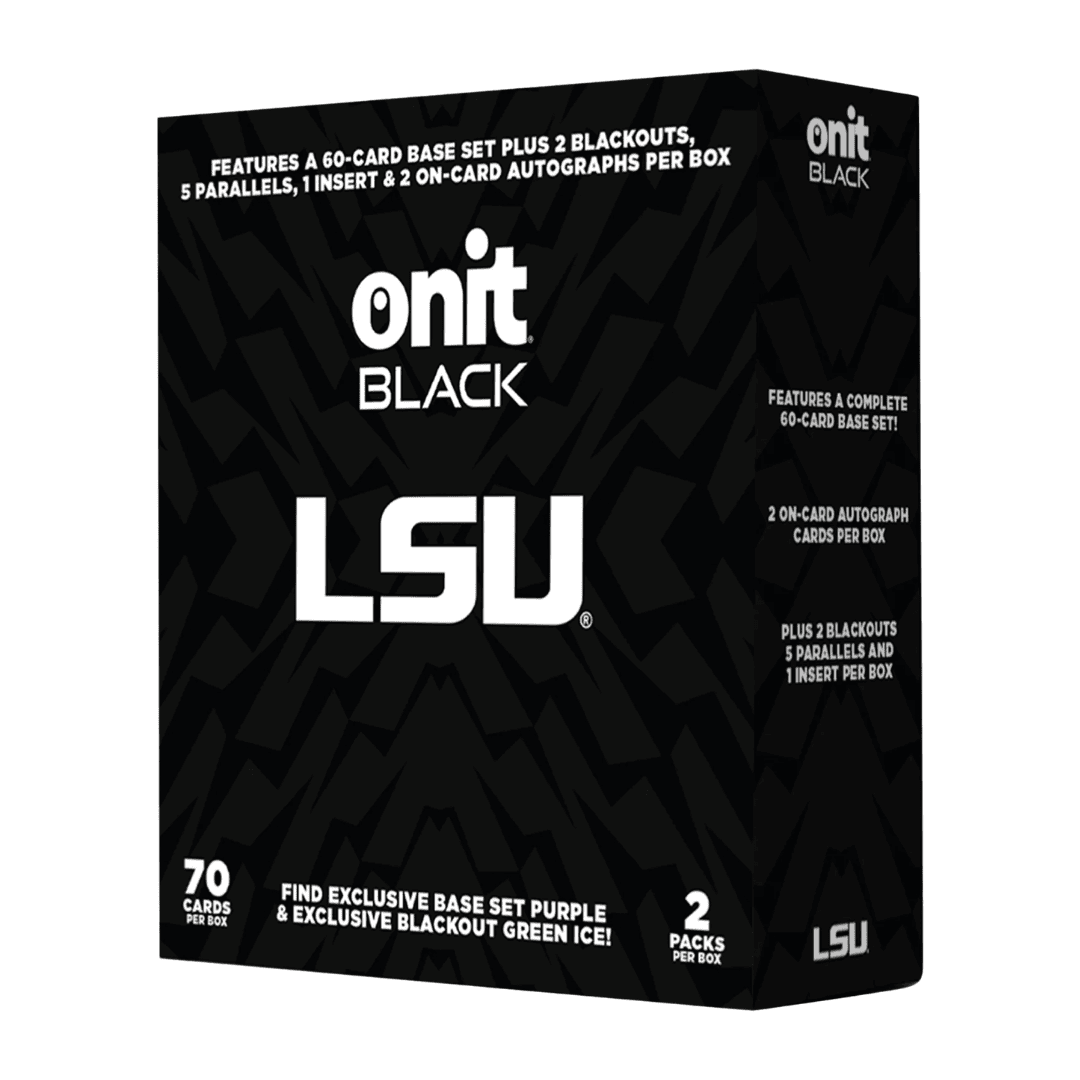  2025 Onit Athlete Black Louisiana State University Football Ultra Edition Box