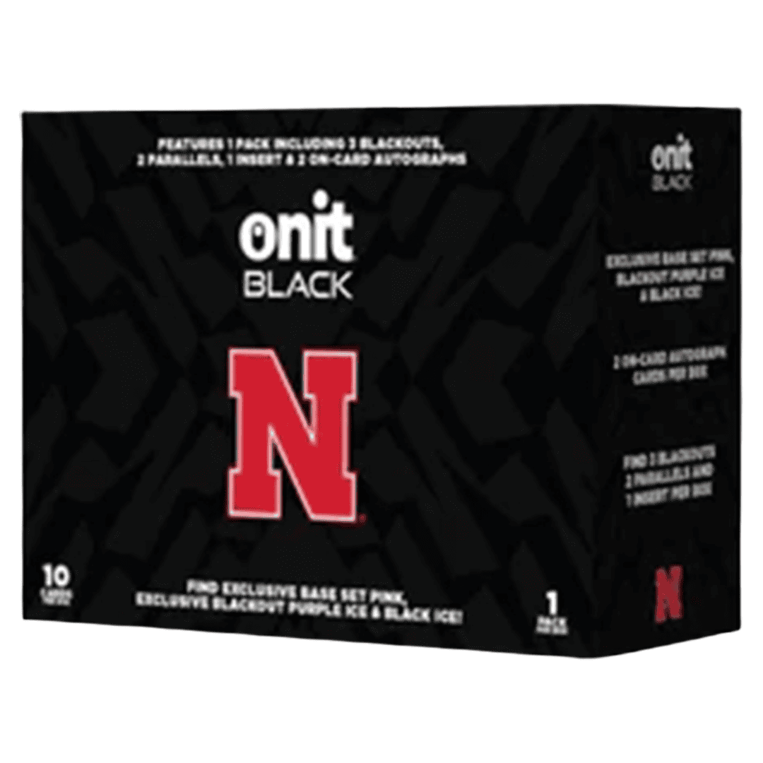  2025 Onit Athlete Black University of Nebraska Football Premium Edition Box