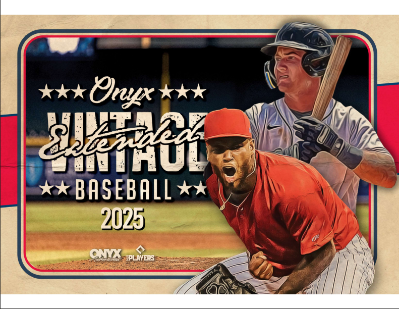 2025 Onyx Vintage Extended Series Baseball Hobby 6-Box Case
