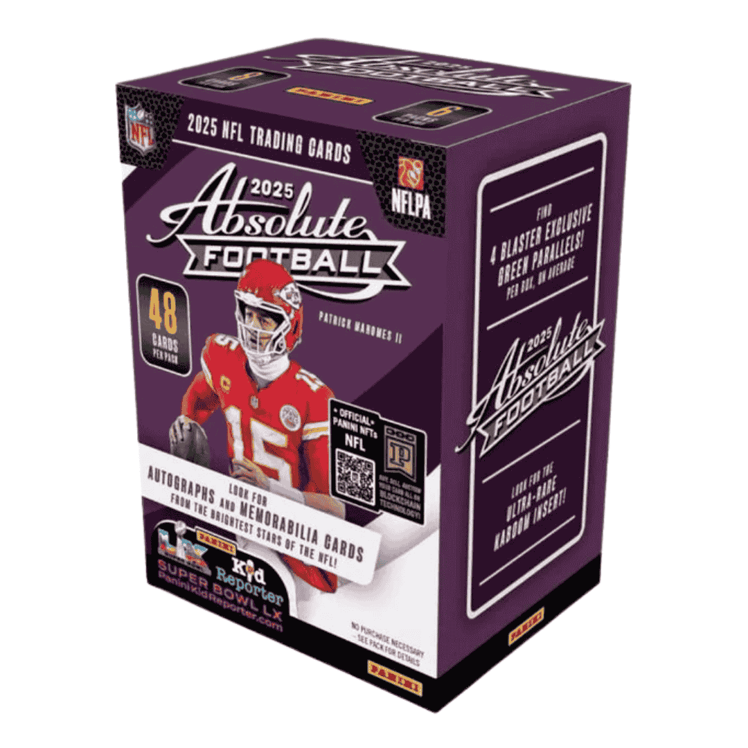 2025 Panini Absolute Football Blaster Box (Green Parallels!) (Purple Box)