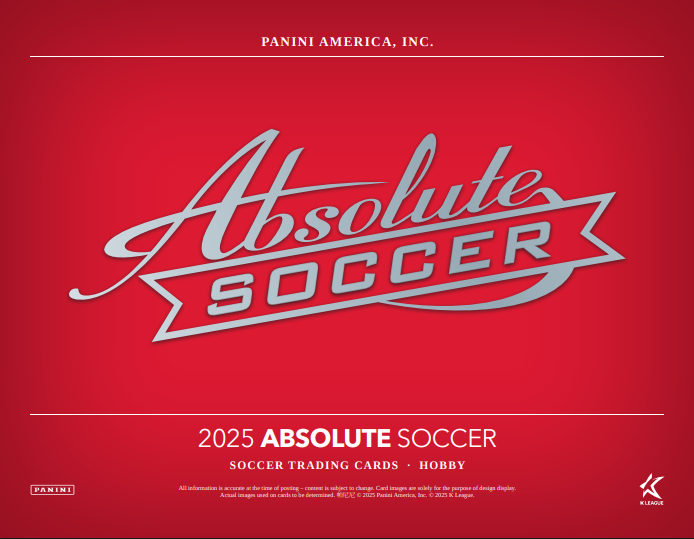 2025 Panini Absolute K League Soccer Hobby 12-Box Case