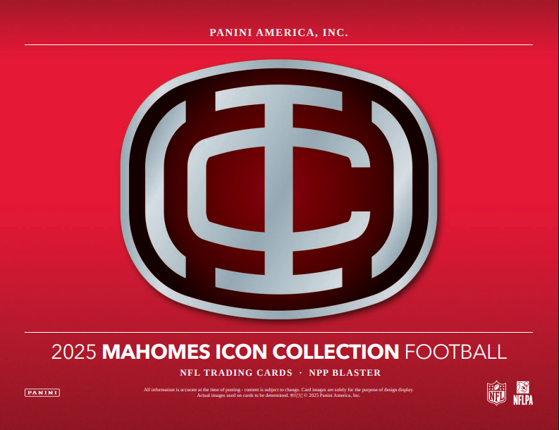 2025 Panini Authentically Mahomes Icon Collection Football Blaster 20-Box Case