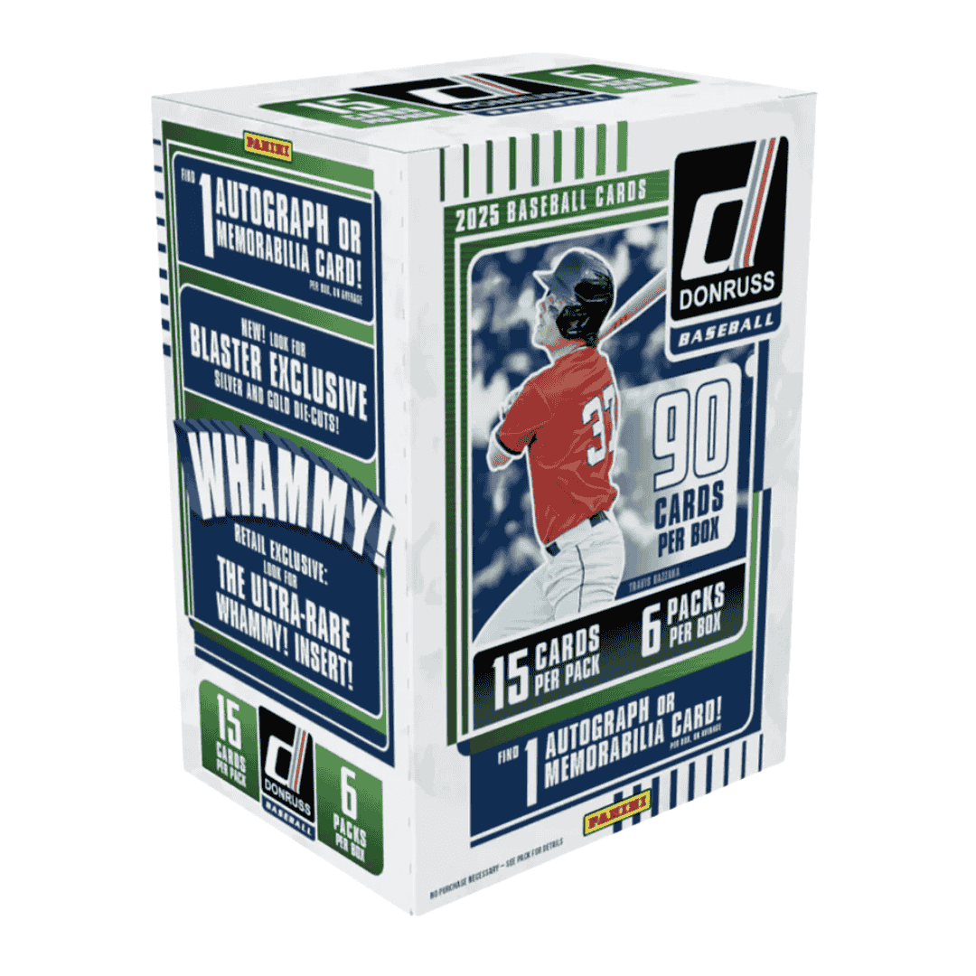 2025 Panini Donruss Baseball Hobby Blaster Box(Red and Blue Laser parallels)