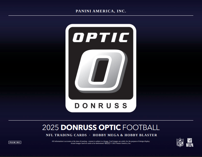2025 Panini Donruss Optic Football Hobby Blaster Pack (Blue Scope Parallels!)