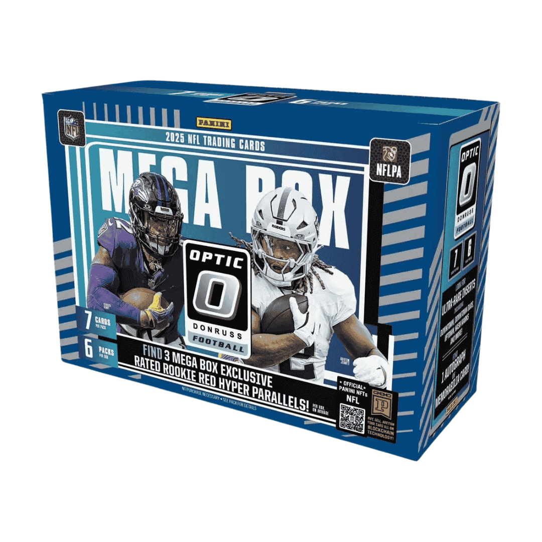 2025 Panini Donruss Optic Football Hobby Mega Box (Red Hyper Parallels)