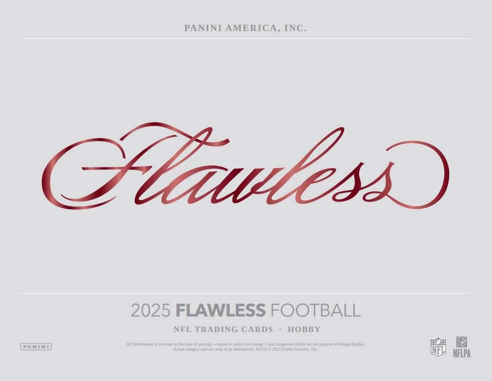 2025 Panini Flawless Football Hobby 2-Box Case