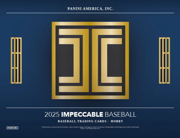 2025 Panini Impeccable Baseball 1st Off The Line Hobby Box