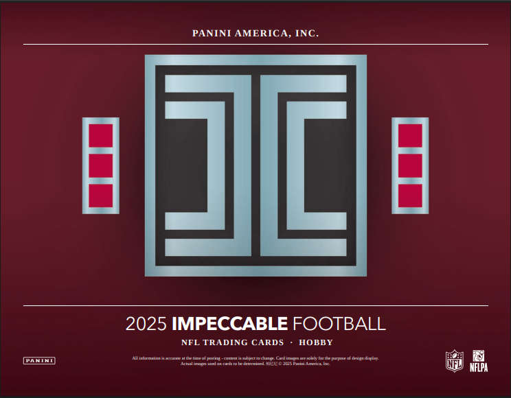 2025 Panini Impeccable Football 1st Off The Line Hobby 3-Box Case