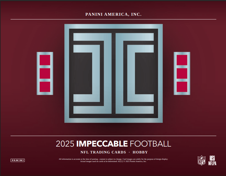 2025 Panini Impeccable Football Hobby 3-Box Case
