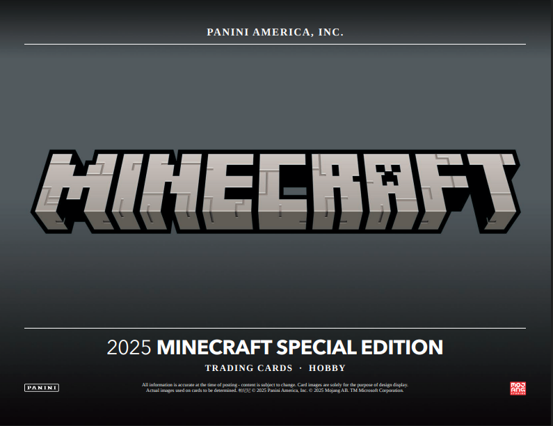 2025 Panini Minecraft Special Edition Hobby 12-Box Case
